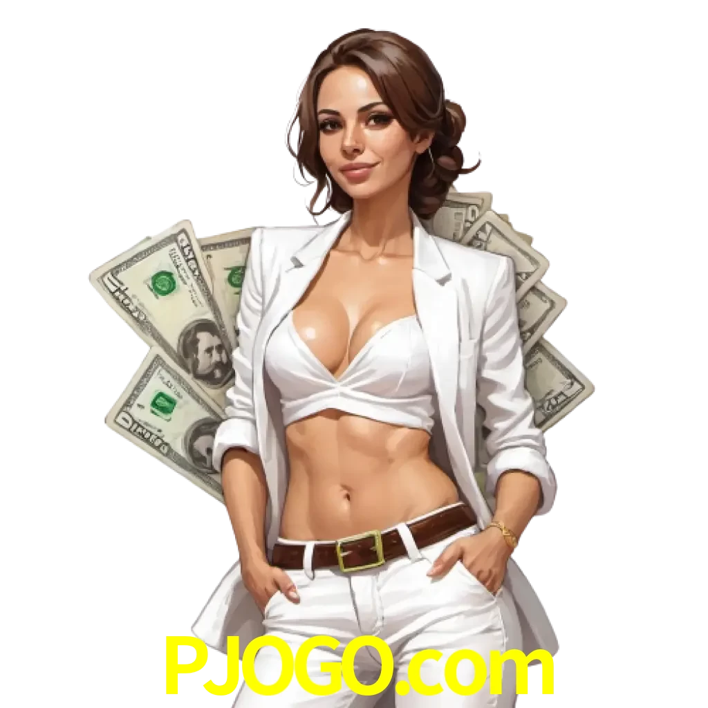 woman with money playing in pjogo bet casino